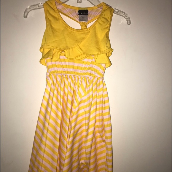 Yellow and White Sundress - Picture 1 of 4